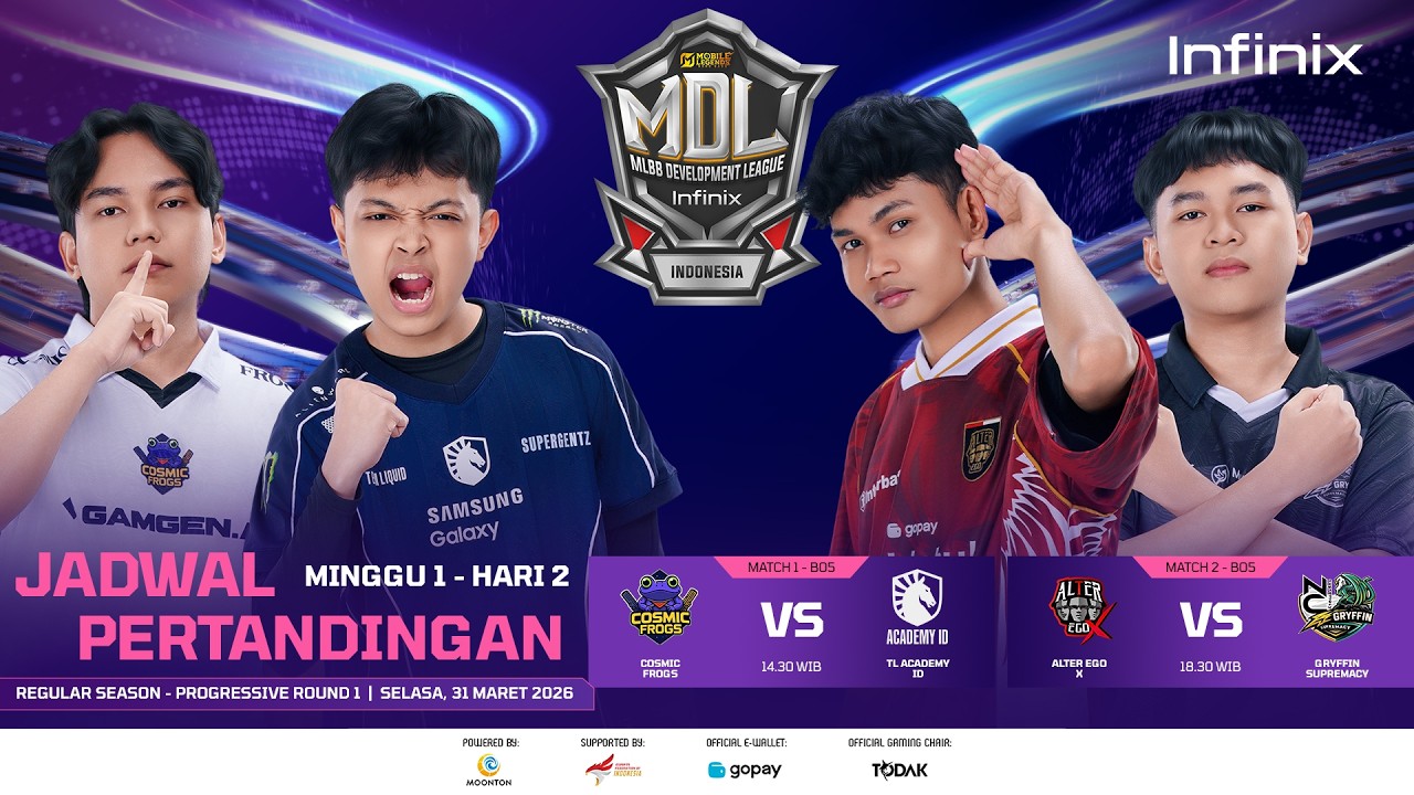 🔴LIVE | INFINIX MDL ID S13 | Regular Season - Progressive Round 1 | Hari 2