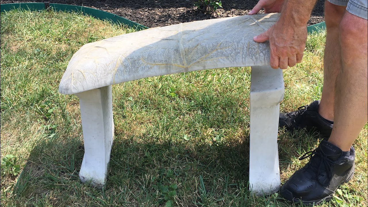 Make a Concrete Bench - Start to Finish