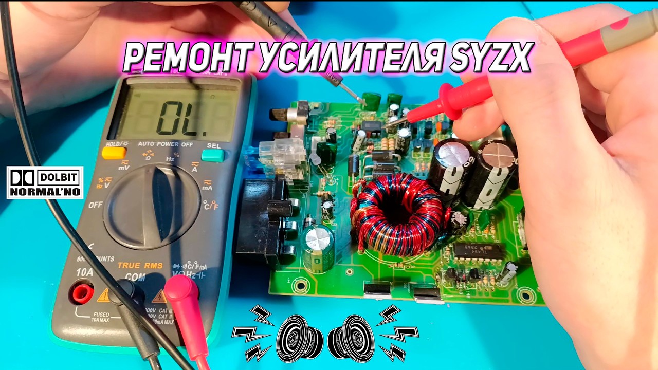 Ремонт активного сабвуфера SYZX