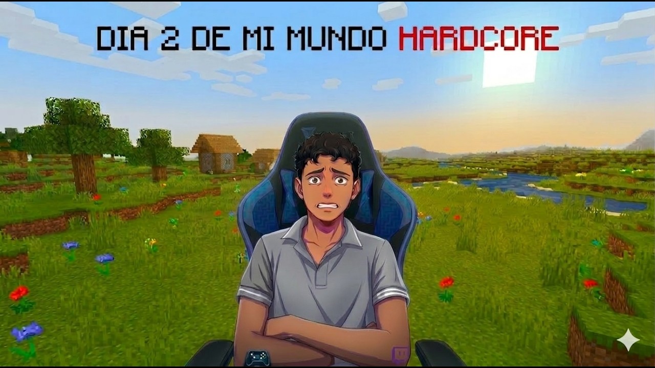 Dia# 1 de mi serie de sobreviviendo 50 dias en minecraft harcore
