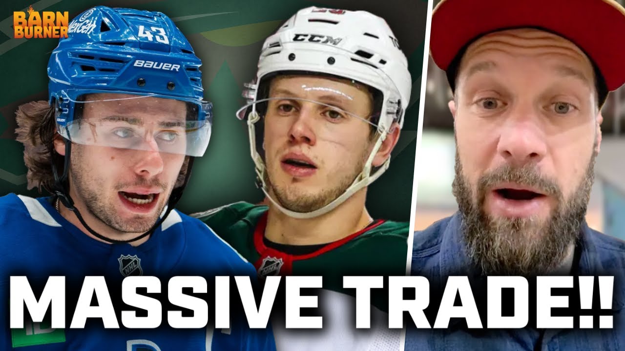 QUINN HUGHES TRADED 🚨 Pinder Reacts To A MASSIVE NHL Blockbuster | FN Barn Burner