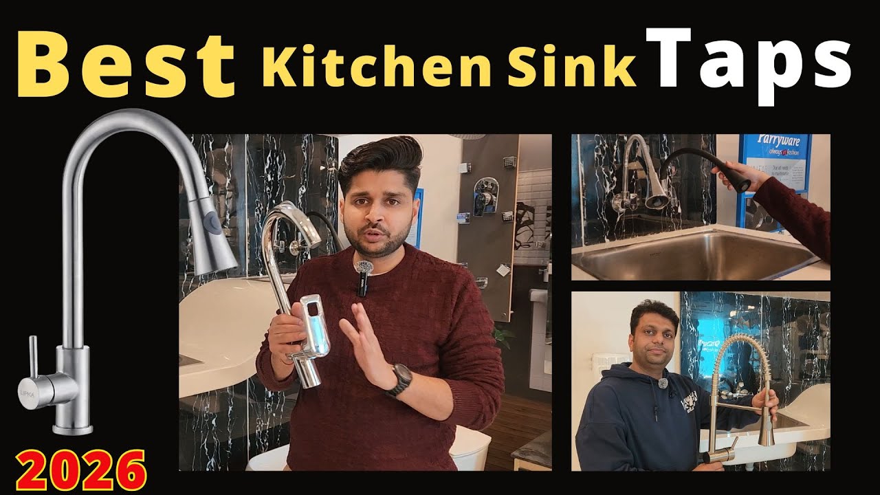Kitchen Sink Taps Latest Designs for 2026 -Wall Mounted vs Deck Mounted -Faucets की पूरी जानकारी ✅