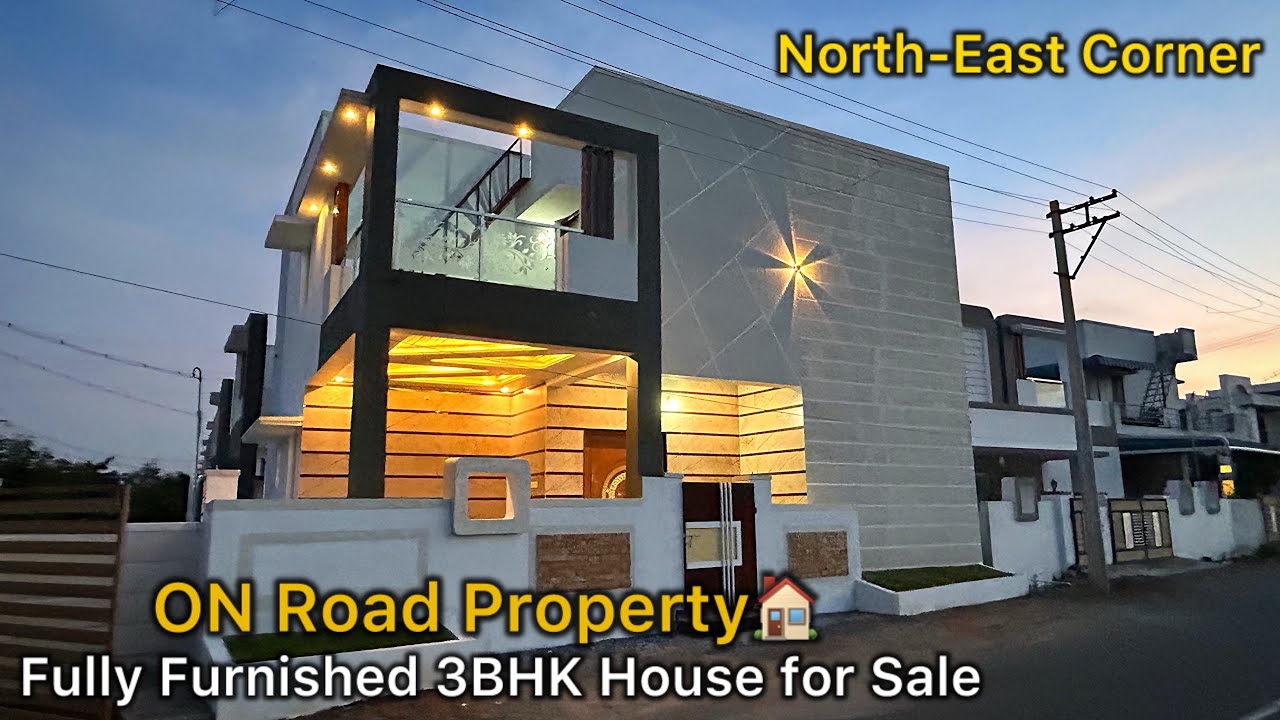 வட கிழக்கு கார்னரில் அழகான 3BHK Fully Furnished House for Sale in Coimbatore | Epi-1090