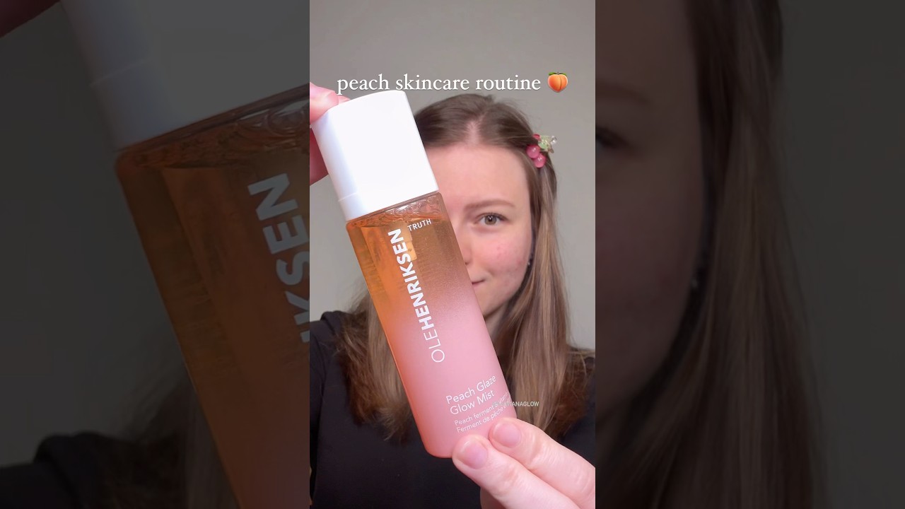ole henriksen peach skincare routine #OleGlow #Skincare #PeachGlaze