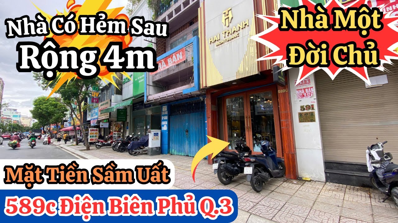 Quận 3 | Bán Nhà Một Đời Chủ Mặt Tiền Điện Biên Phủ | Nhà 2 Mặt Tiền Sau Thông Ra Nguyễn Thiện Thuật