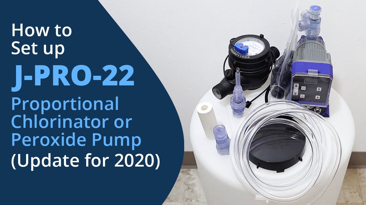 How to Set up J-PRO-22 Proportional Chlorinator or Peroxide Pump (Update for 2020)