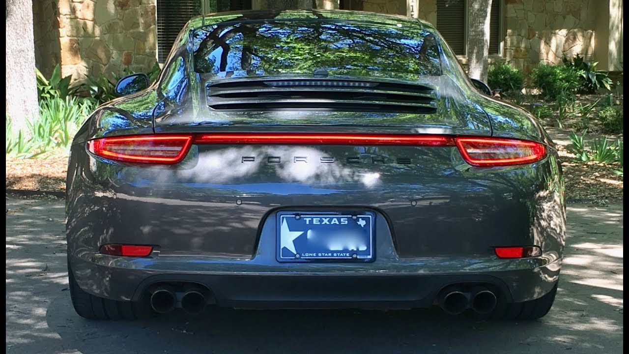 Porsche 991.1 OEM Center Muffler Removal