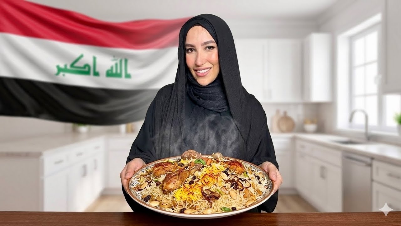 طبخت برياني عراقي لأول مره 🇮🇶