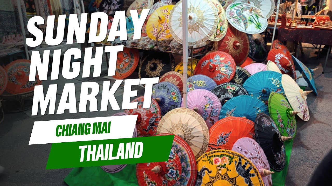 Chiang Mai Sunday Night Market Walking Tour in 4K | Tha Phae Street | Oppo Reno 14 Pro