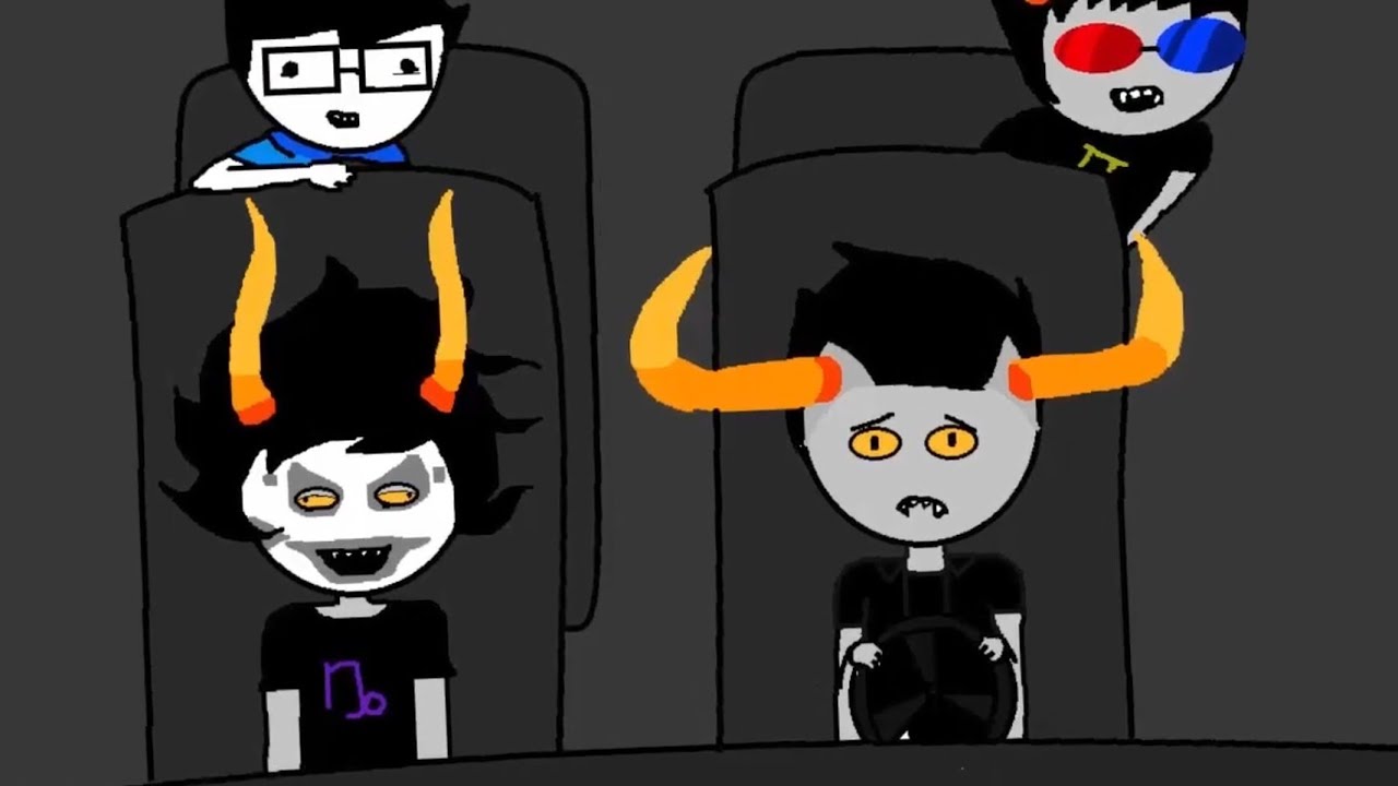 [HOMESTUCK PL] Tavros prowadzi auto.