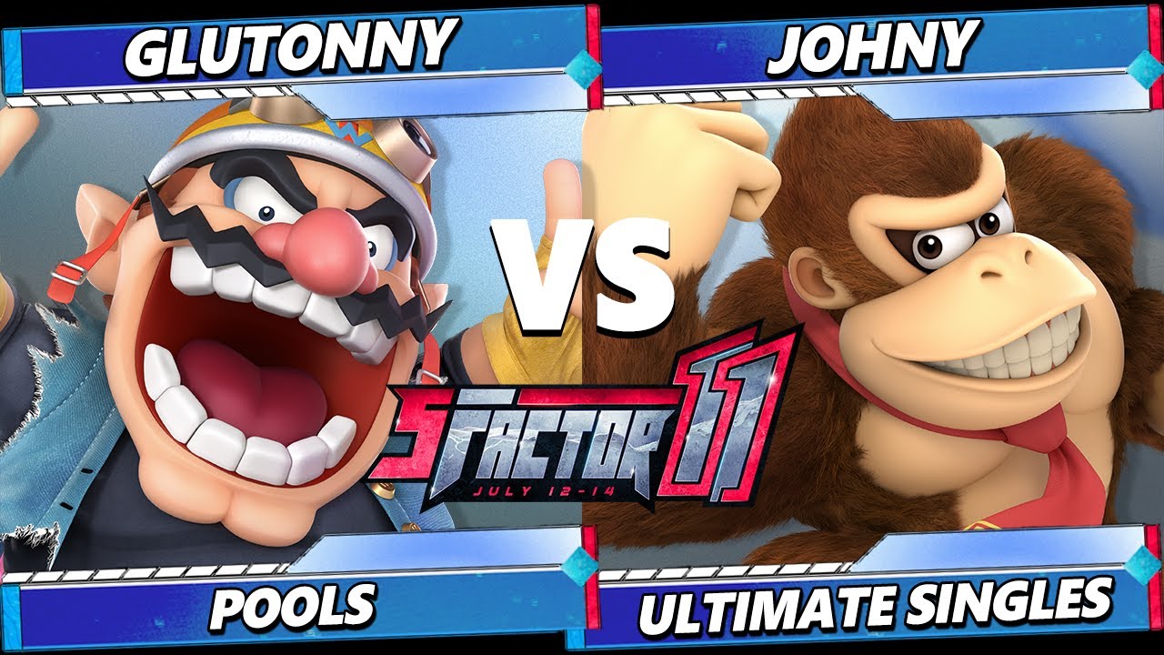Pre S Factor 11 - Glutonny (Wario) Vs. JohnY (Donkey Kong) Smash Ultimate - SSBU