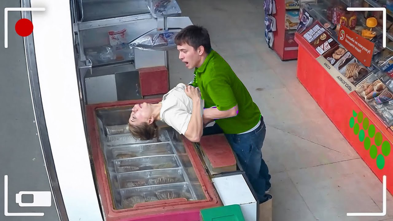 Слабоумие и Отвага! Когда Спалился На Камеры Наблюдения!