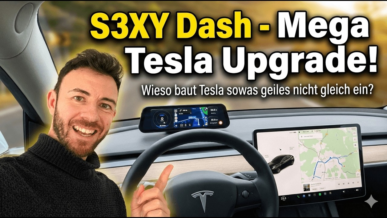 Enhance S3XY Dash im Tesla Model Y – Einbau, Einrichtung & Praxistest