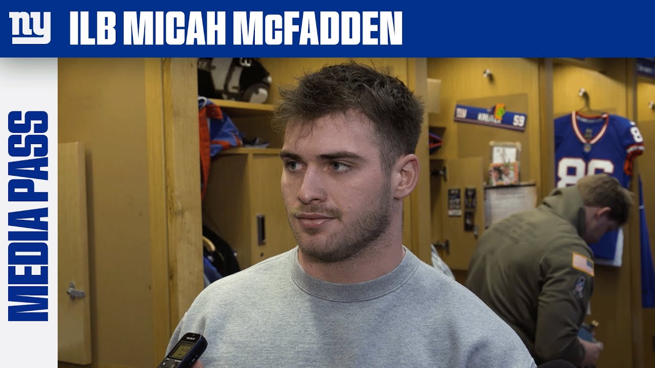 Micah McFadden on Rehabbing Back from Injury | New York Giants