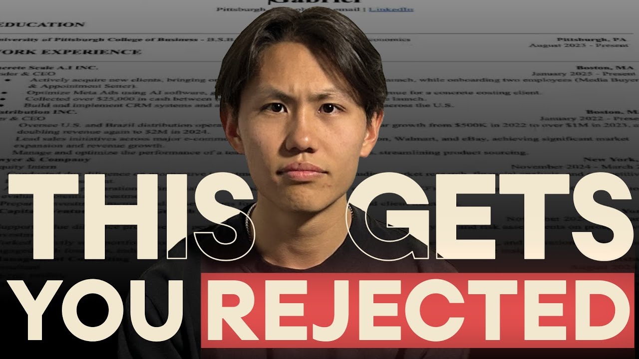 Real Resume Review: Why Most Finance Resumes Get Rejected