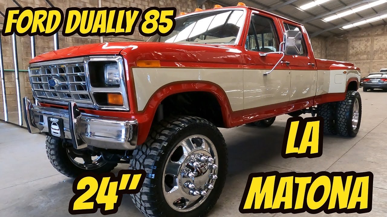 Ford Truck 4x4 85 Dually Doble Cabina 24