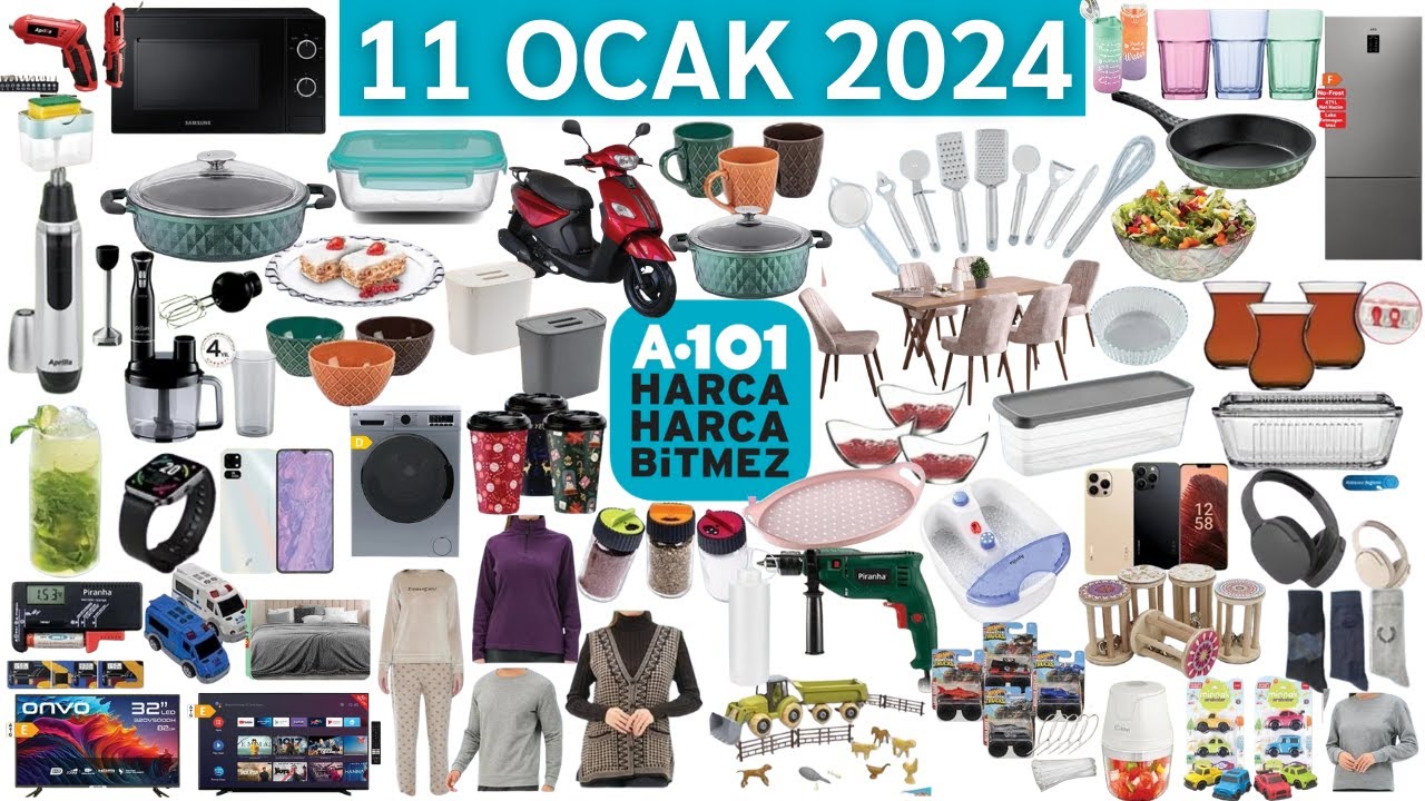 RESMİ KATALOGDAN İZLEYİN ✅ | A101 11 OCAK 2024 | A101 İNDİRİMLERİ | A101 KAMPANYA | A101 Aktüel