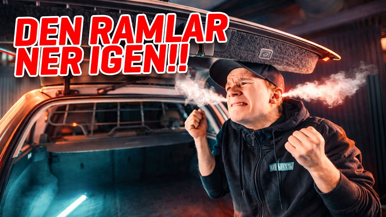 Trött på att få bakluckan i hövve? Byt gasdämparna så här!