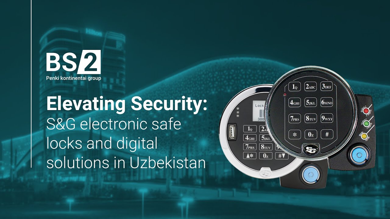 BS/2 showcased S&G electronic safe locks in Uzbekistan