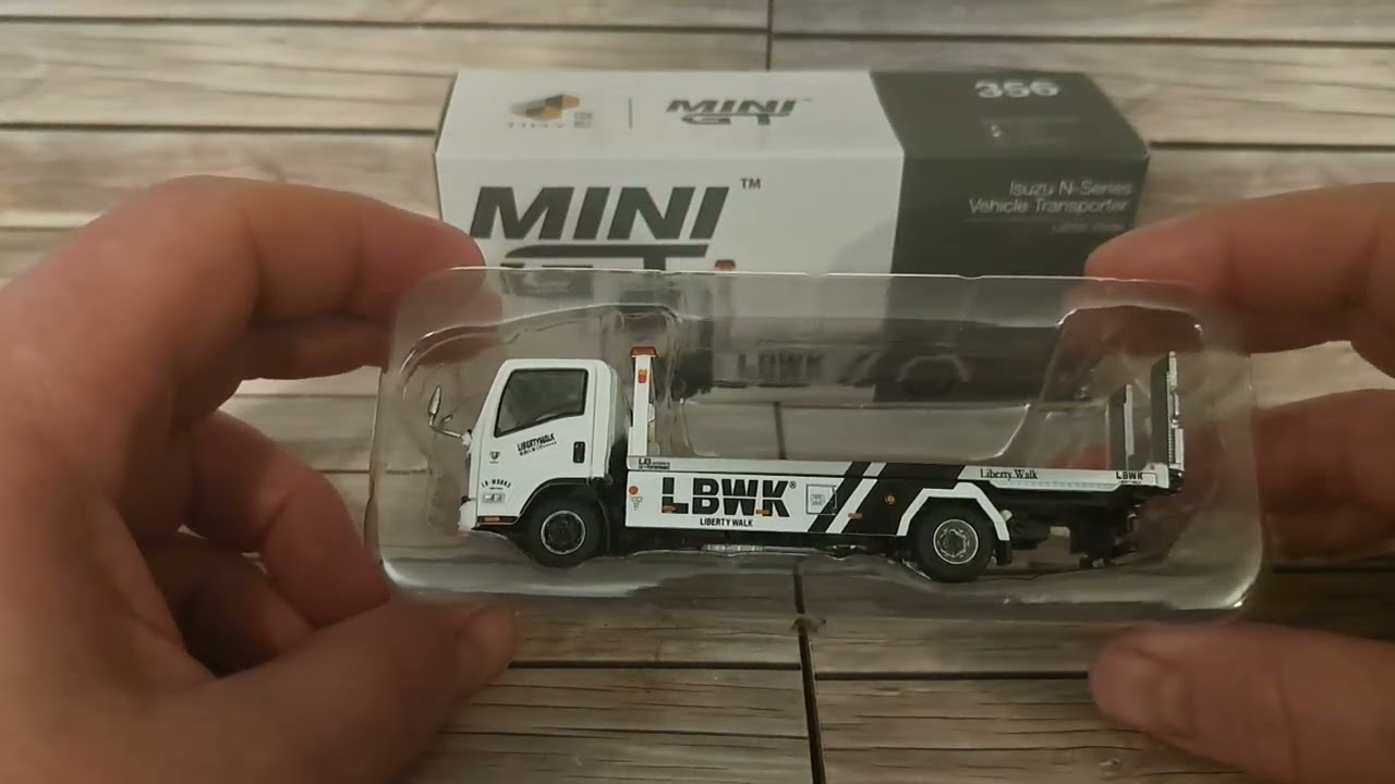 mini gt Isuzu n series  transporter  Liberty Walk