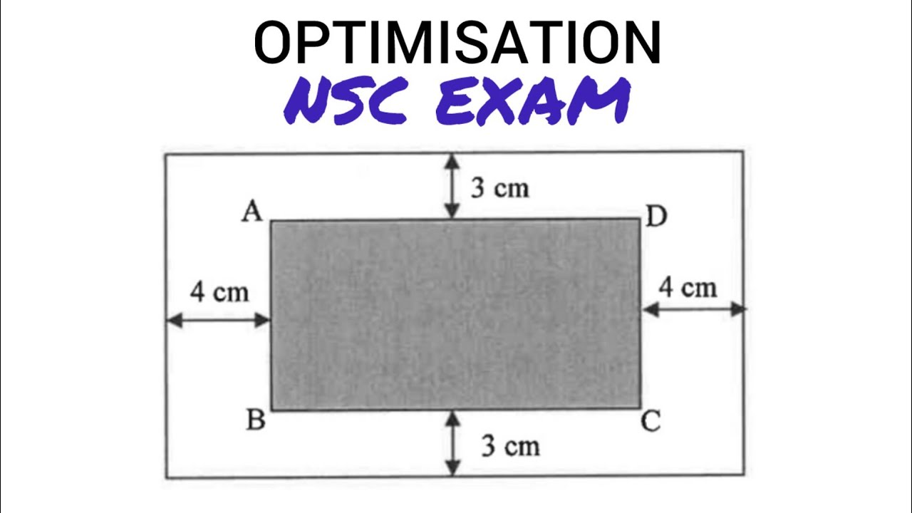 Optimization NSC Exam Question