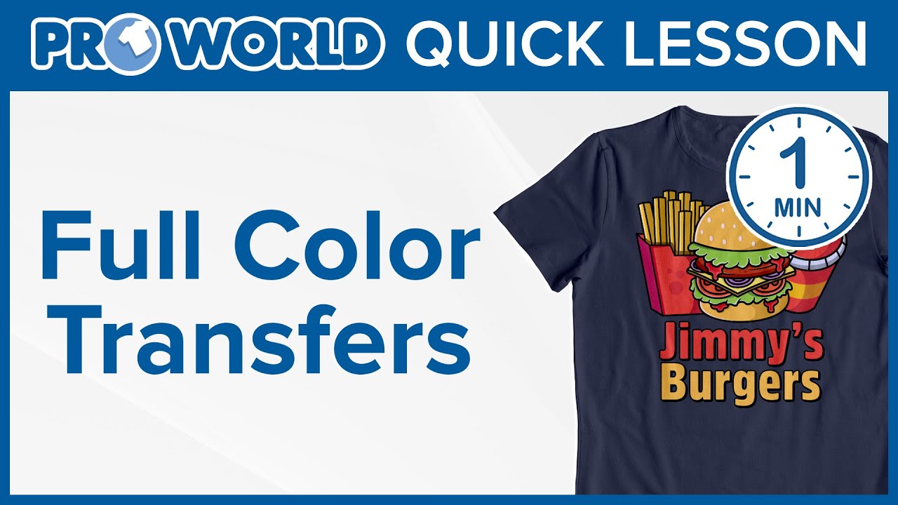 Full Color Custom Transfer