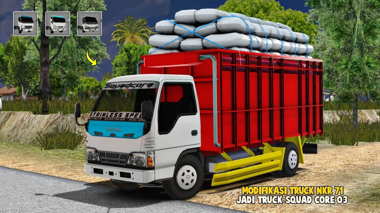Aku Modifikasi Truck Squad Core 03 Langsung Gas Ambil Muatan Sampai Ceper🤣ES Truck Simulator ID