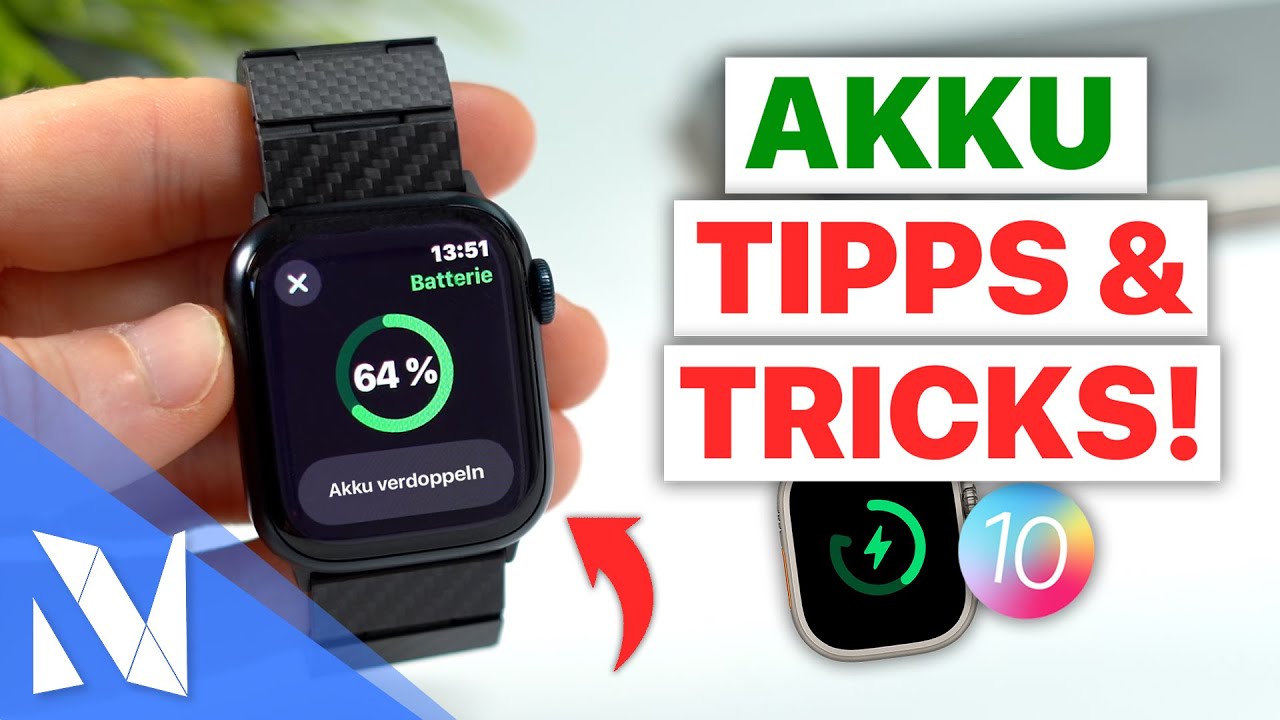 Apple Watch Akku Tipps & Tricks für watchOS 10 ⌚️🔋 | Nils-Hendrik Welk