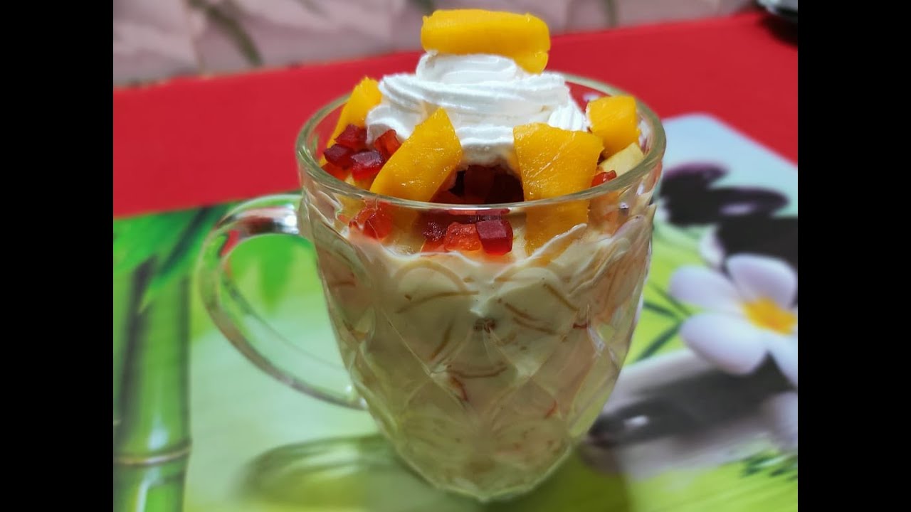 Fruit Sevai Cup |Creamy Sevaiyan with fruit | Royal fruit dessert cup | Eid/Iftar special sweet dish