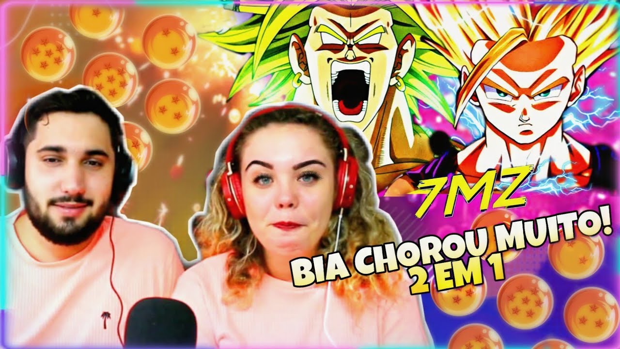 REACT-|2 EM 1|Rap do Broly- LENDÁRIO SUPER SAIYAJIN e Rap do Gohan- A FÚRIA DE UM SAIYAJIN| 7minutoz