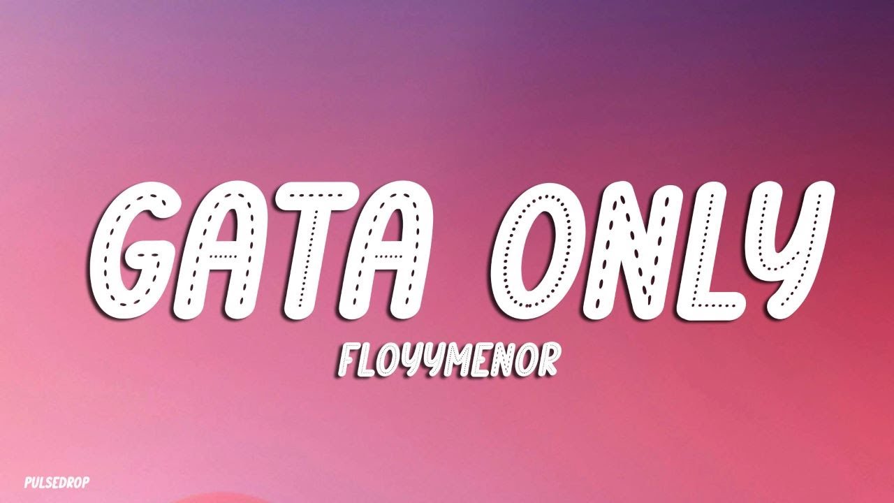 FloyyMenor - GATA ONLY ft. Cris MJ (Letra/Lyrics)