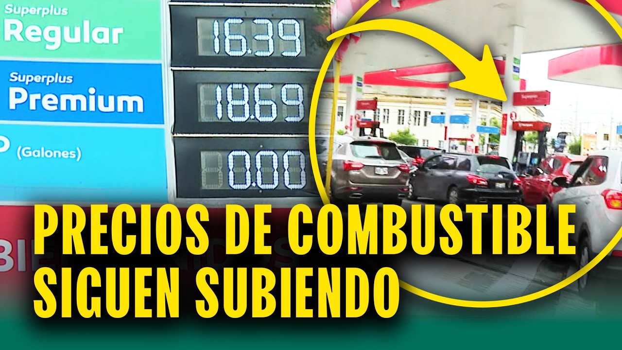 'Con 125 soles trabajo un d&iacute;a': Precios de combustible siguen al alza