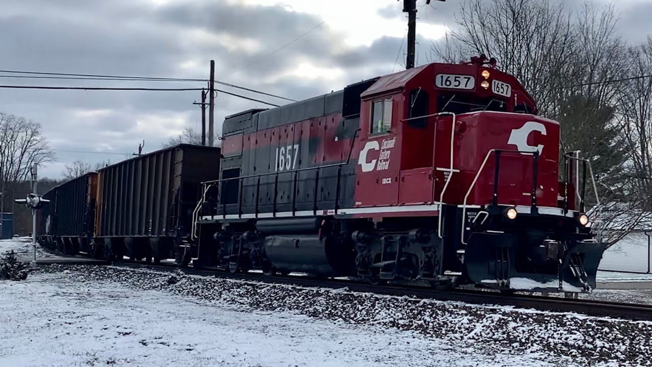 This Is What Happens When Heavy Trains Meet Steep Grades!  CSX Train With Straps Dragging Up Grade!