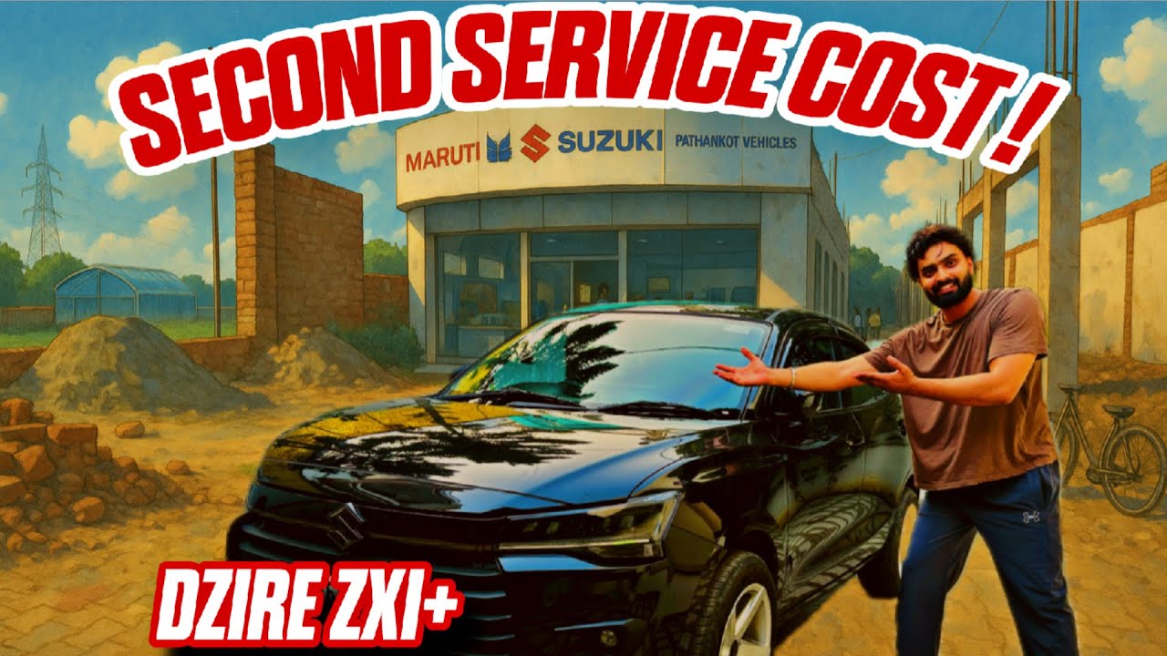 Dzire 2025 2nd Service + Hidden Charges! How Much Did It Cost? 😱