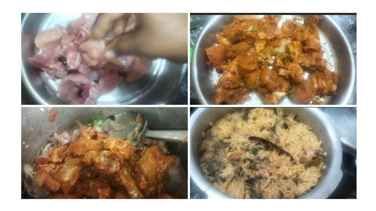 குக்கர்ல சிக்கன் பிரியாணி செய்வது எப்படி chicken biryani recipe in Tamil/BABI Suki vlogs 