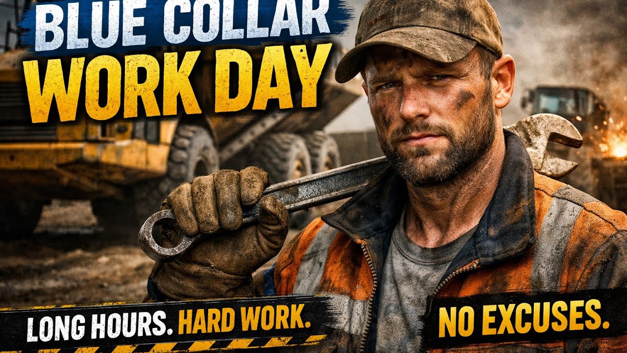 Blue collar work day….