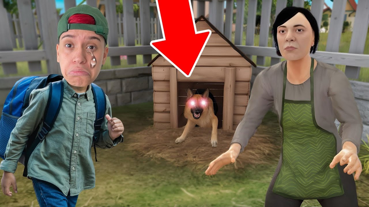 CACHORRO DA M&Atilde;E MALVADA ME ATACOU!! (SCHOOLBOY RUNAWAY)