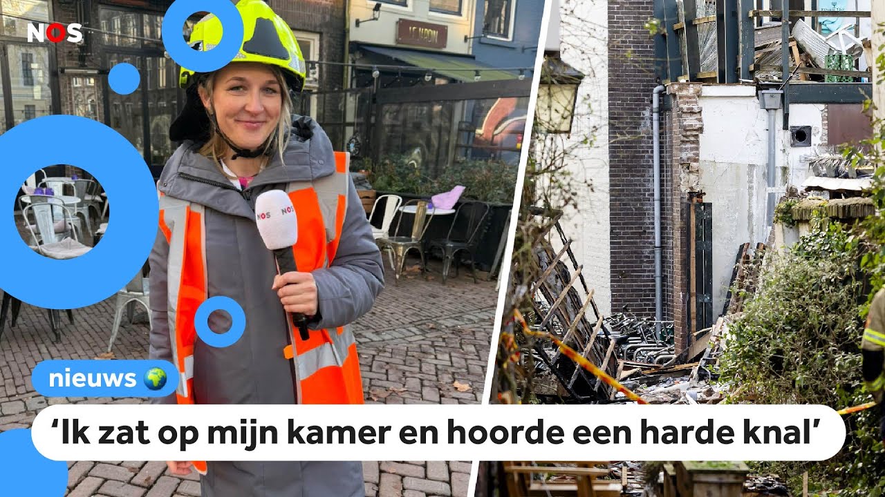 Brandweer laat zien hoe groot de schade is na explosie in Utrecht