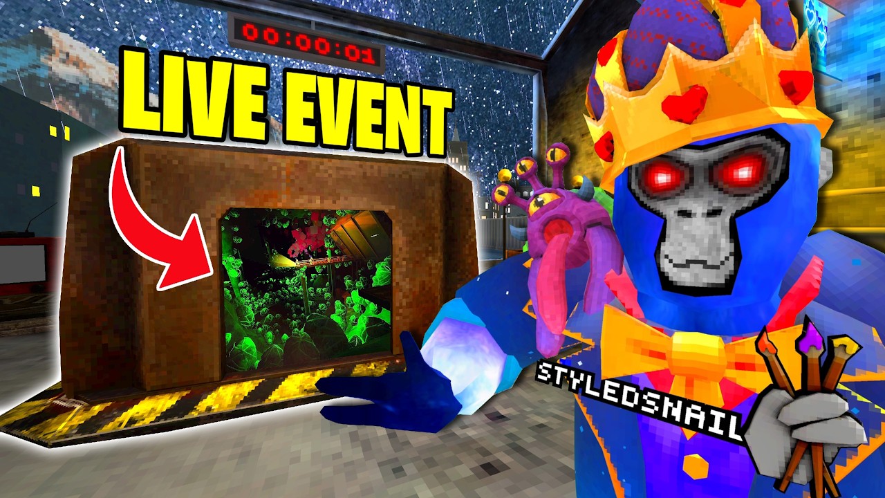 Gorilla Tag ALIEN EGGS Live Event? (FULL EVENT)