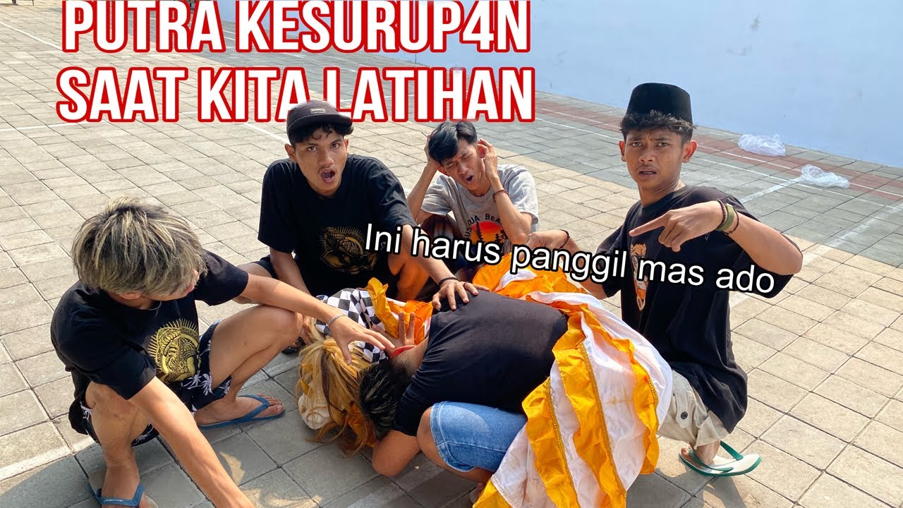 GARA-GARA ISENG LATIHAN BARONG !! inilah yang terjadi ke Putra