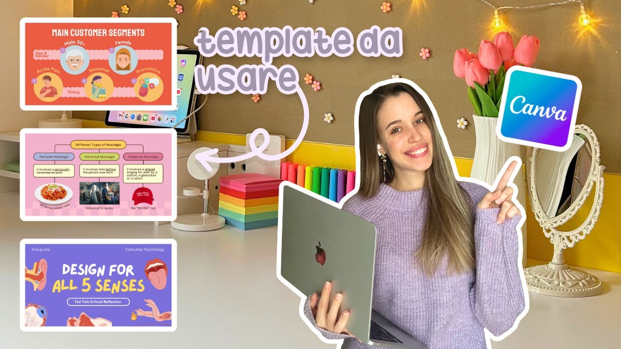 Come fare presentazioni migliori su Canva 💻🌈 (Tutorial, StoryTelling, Templates)