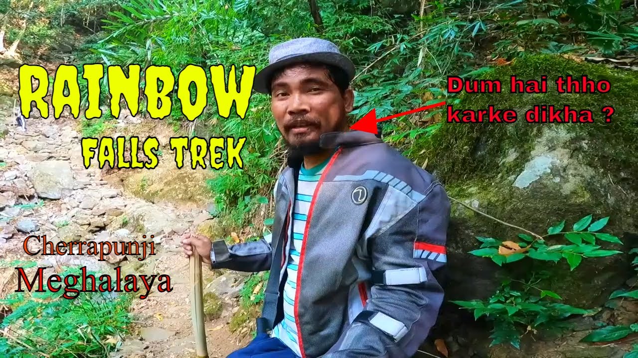 Rainbow falls Meghalaya Rainbow Falls Trek more than 2500 stairs