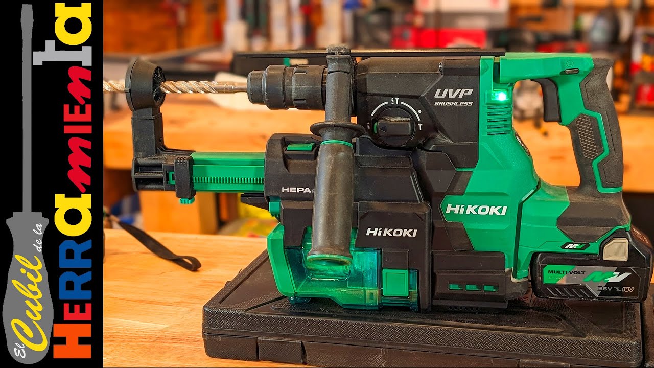 MARTILLO COMBINADO HIKOKI  SDS PLUS DH3628DCW2Z CABEZAL INTERCAMBIABLE ¿El MAS COMPLETO DEL MERCADO?