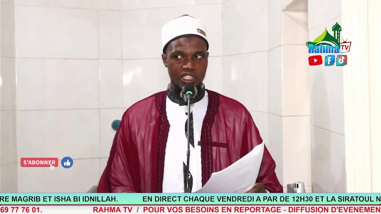 Imam Abdoulaye KONE Sermon du Vendredi 13 Mars 2026