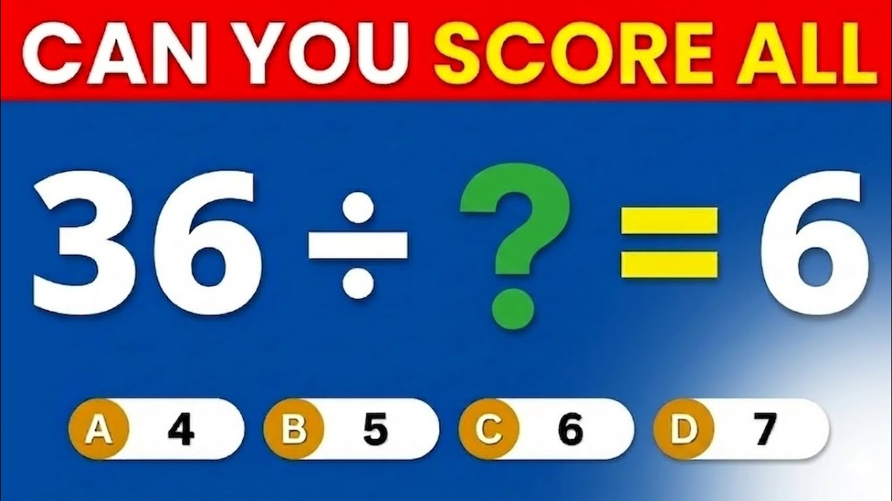 Can You Solve These Tricky Math Problems? | Ultimate Math Quiz