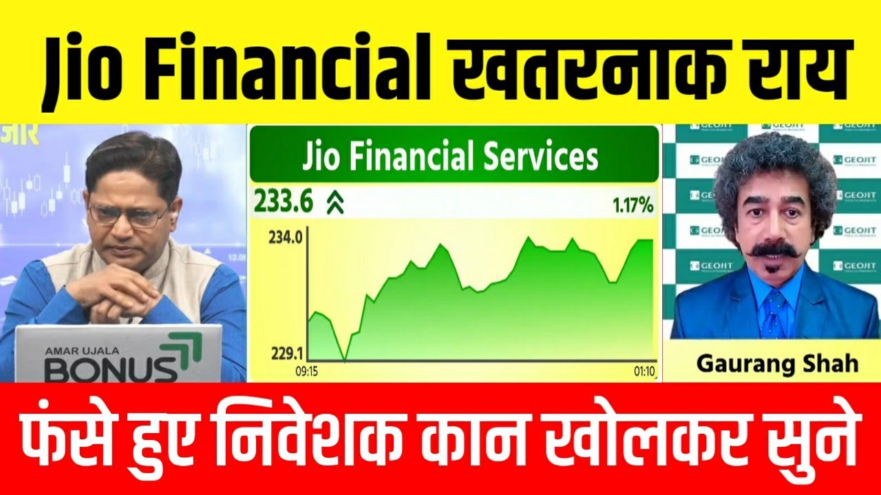 When will Jio financial services share go above 300?, jio finance share latest news, analysis, ta...