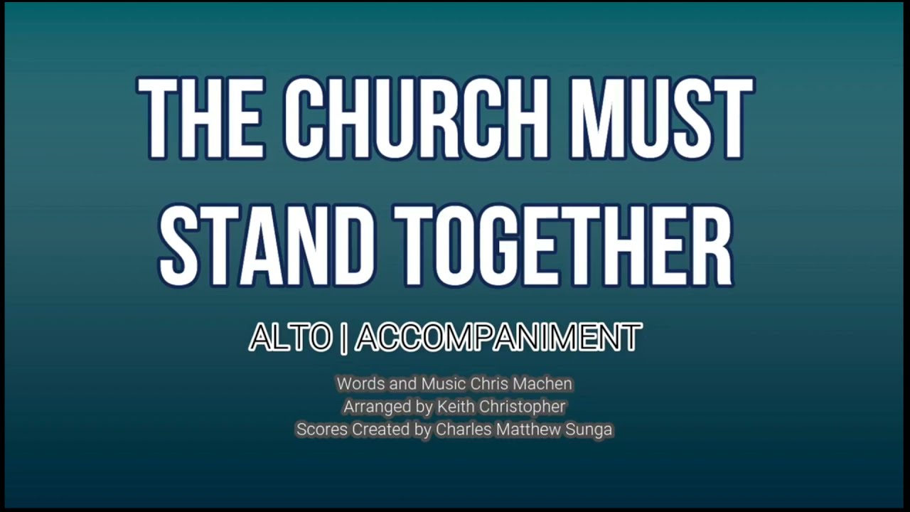 The Church Must Stand Together | Alto | Vocal Guide by Sis. Riza Ovidos