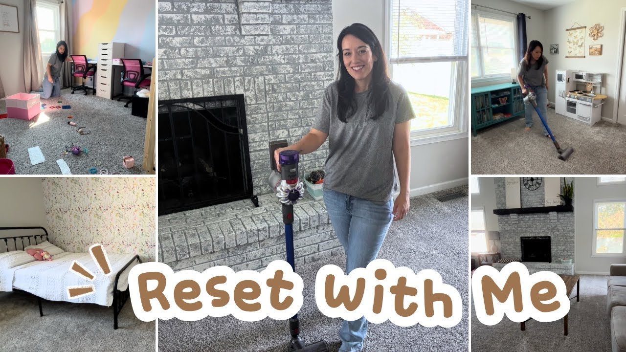 Tidy With Me | Whole House | Busy Mom Cleaning | Minimal Talking