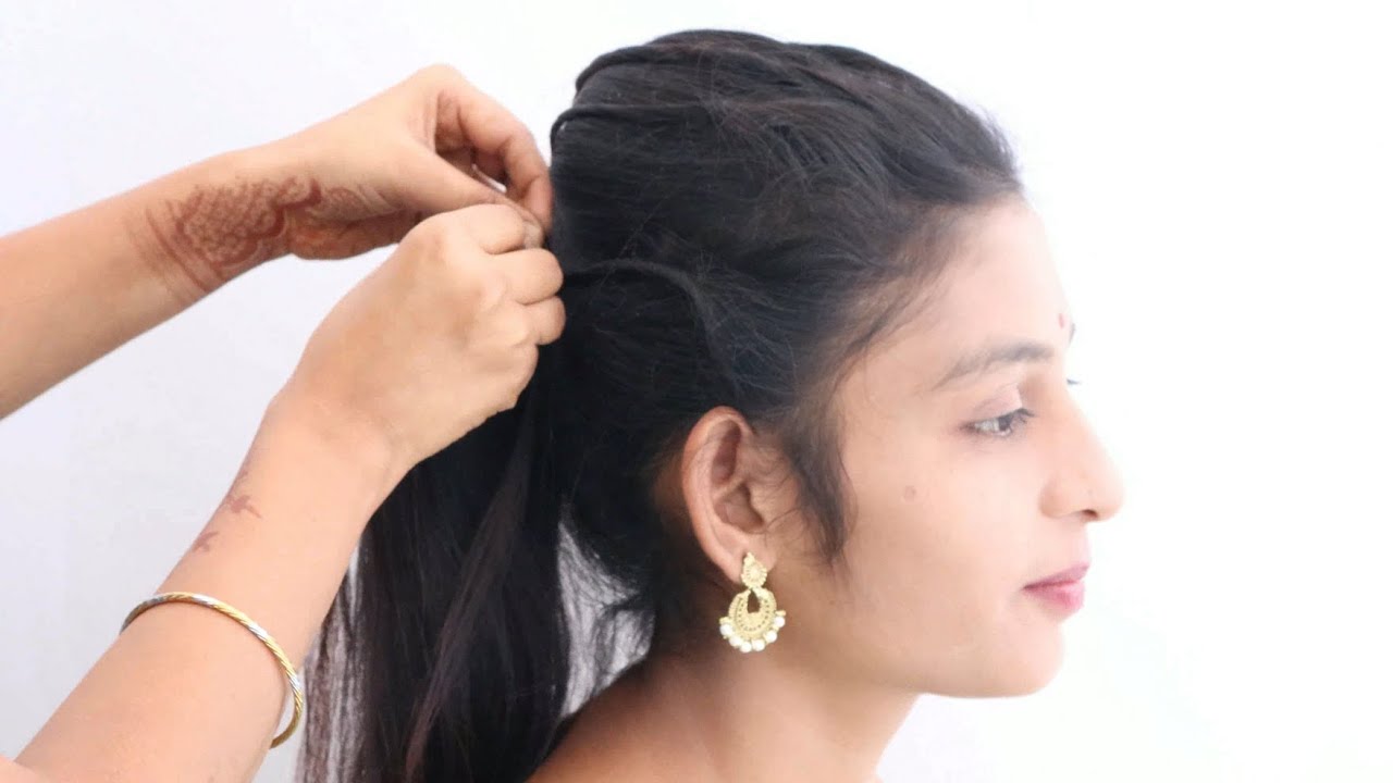 Beautiful juda hairstyle for girls | bun hairstyle for wedding and party | bun hairstyle | hairstyle