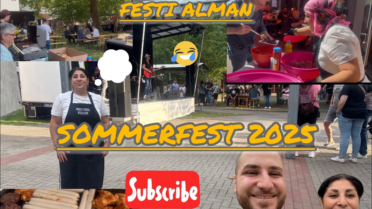 SOMMERFEST FESTIVALA ALMANA 2025 WIR SIND AM GRILLEN 